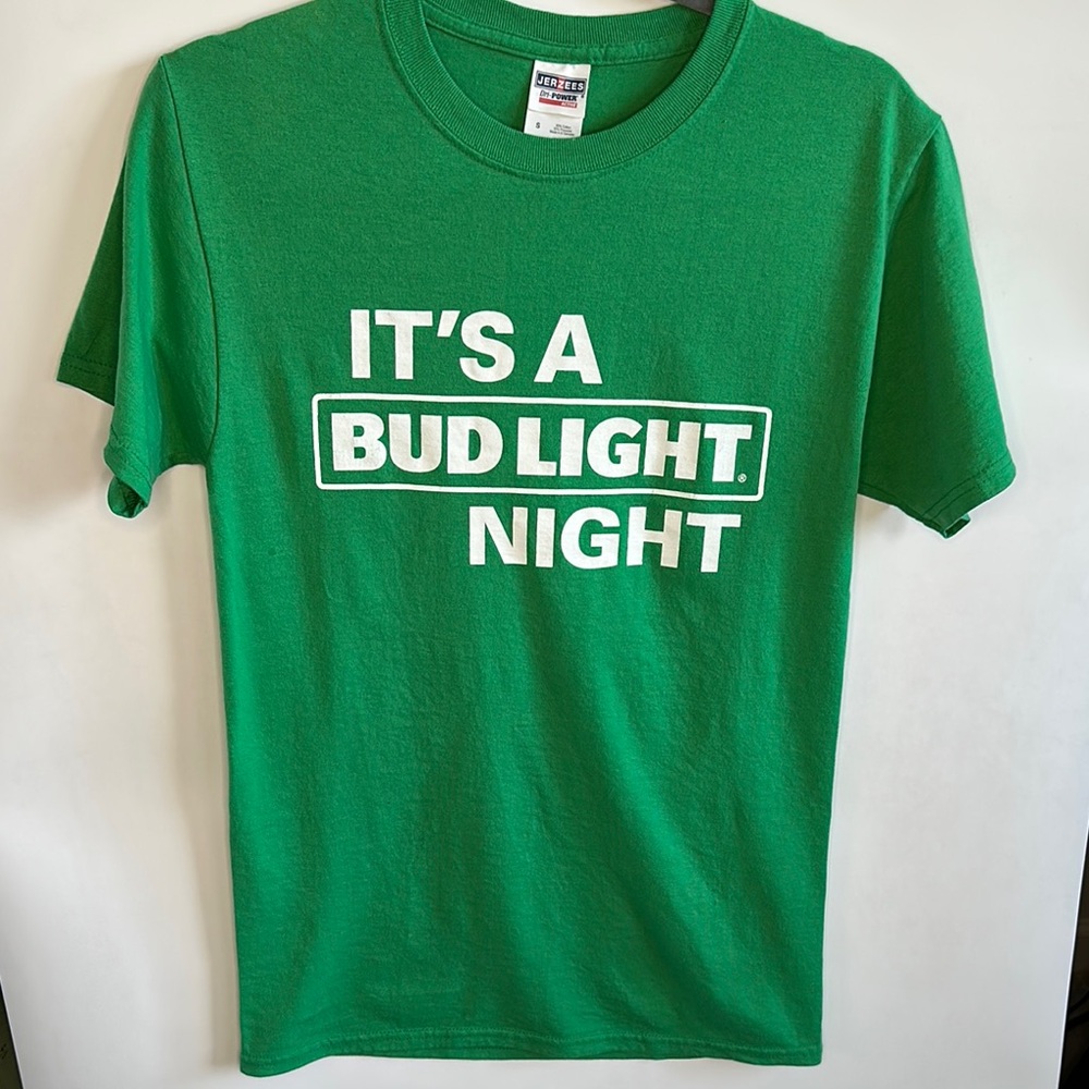 Jerzees Bud Light Green Dri-Power T-Shirt